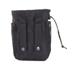 Load image into Gallery viewer, Back of the drawstring bag with belt loop
