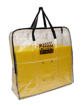 Load image into Gallery viewer, Clear sign storage bag holding yellow location signs
